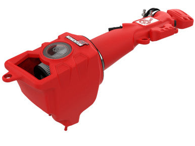 aFe Momentum GT Cold Air Intake System w/ Pro DRY S Filter For 2018+ Jeep Wrangler (JL) - Red - 51-76217-R