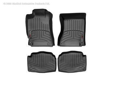 WeatherTech 03-07 Subaru Forester Front & Rear FloorLiner - Black - 441281-440972