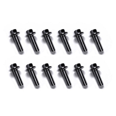 Kooks LS Engine Header Bolts and Locking Hardware Qty 12 - M8 - 1.25 x 25mm Bolts - BK110