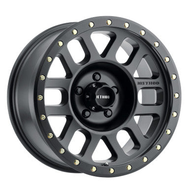 Method MR309 Grid 17x8.5 0mm Offset 5x5 94mm CB Matte Black Wheel - MR30978550500