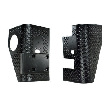 Rugged Ridge Rear Corner Guards Body Armor 97-06 Jeep Wrangler TJ - 11650.02