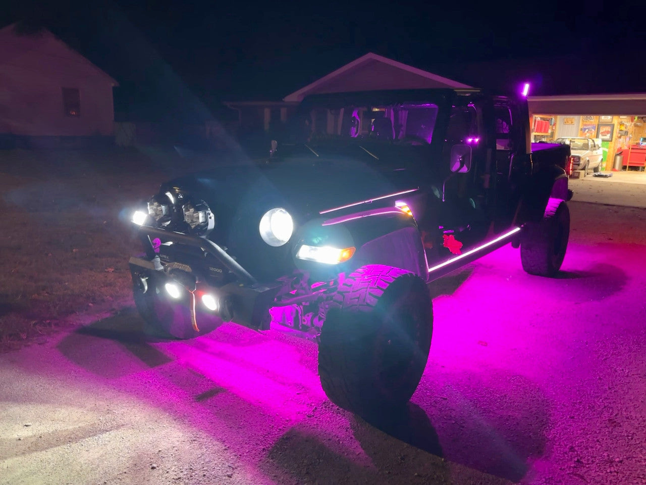 XK Glow XKmax RGBW 8pc Addressable Car Underglow Kit Universal Fitment for 12v - MX-CAR-STA