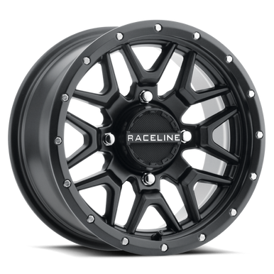 Raceline A94B Krank 14x7in / 4x137 BP / 10mm Offset / 110.18mm Bore - Satin Black Wheel - A94B-47037+10