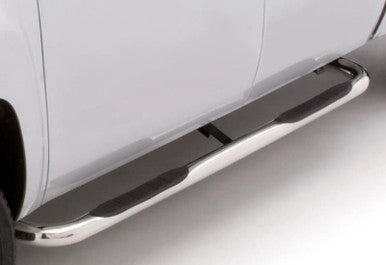 Lund 15-18 Ford F-150 SuperCrew 3in. Round Bent SS Nerf Bars - Polished - 22690908