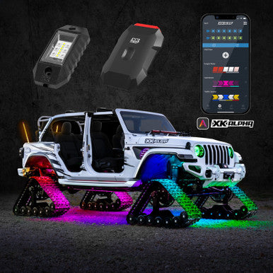 XK Glow RGBW Addressable LED Rock Light Kits Advanced XKalpha App Controlled - AP-ROCK-ADV