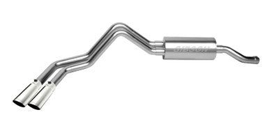 Gibson 98-00 Ford F-150 Base 4.2L 2.25in Cat-Back Dual Sport Exhaust - Stainless - 69200