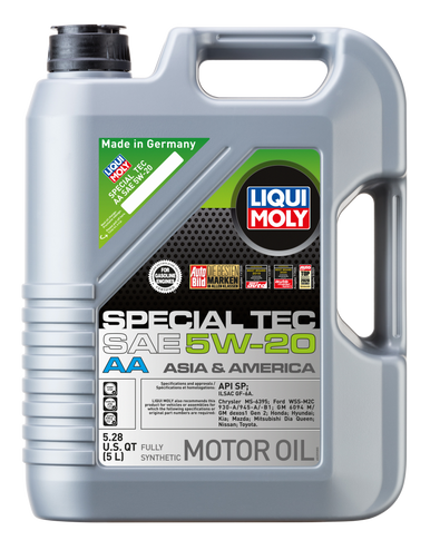 LIQUI MOLY 5L Special Tec AA Motor Oil SAE 5W20 - 2259