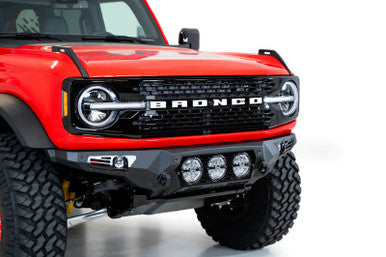 Addictive Desert Designs 2021+ Ford Bronco Bomber Front Bumper (w/ 3 Rigid 360 Mounts) - F230194130103