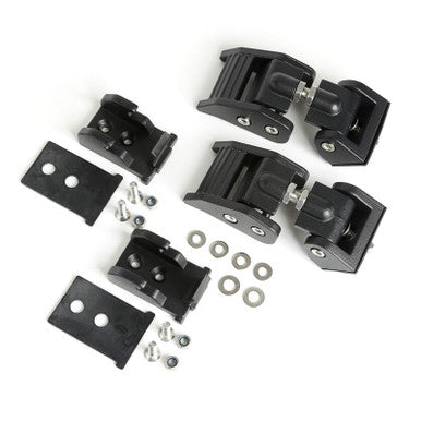 Rugged Ridge 07-18 Jeep Wrangler JK Textured Black Hood Catches - 11210.17