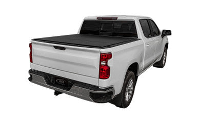 Access LOMAX Tri-Fold Cover for 2022+ Toyota Tundra - 5ft 6in Bed - Black Urethane Finish - B3050099