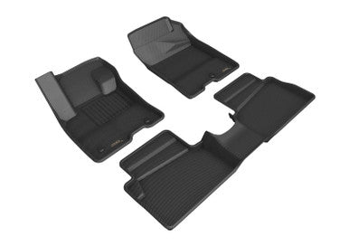 3D MAXpider Kagu Complete Floor Mat Set for 2022+ Ford Maverick Hybrid - Black - L1FR14401509