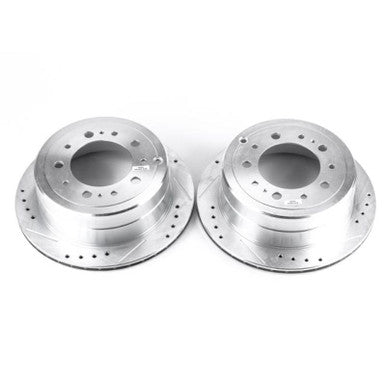 Power Stop 98-07 Lexus LX470 Rear Evolution Drilled & Slotted Rotors - Pair - JBR736XPR
