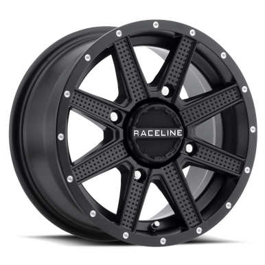Raceline A92B Hostage 14x7in / 4x110 BP / 10mm Offset / 83.8mm Bore - Satin Black Wheel - A92B-47011-52