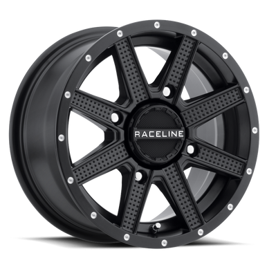 Raceline A92B Hostage 14x7in / 4x156 BP / 2+5 -47mm Offset / 83.8mm Bore - Satin Black Wheel - A92B-47011-47