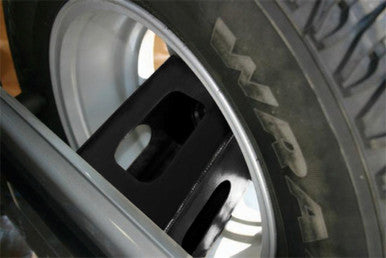 Rampage 1987-1995 Jeep Wrangler(YJ) Rear Tailgate Tire Extender - Black - 86616