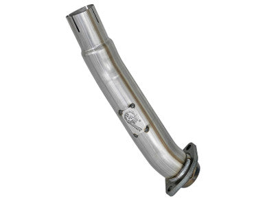 aFe Twisted Steel 2-1/2 IN 409 Stainless Steel Loop Delete Pipe For 2018+ Jeep Wrangler (JL) - 48-48024