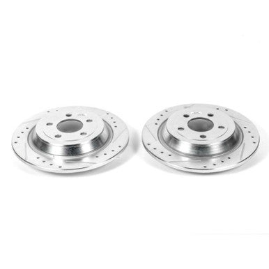 Power Stop 15-17 Ford F-150 Rear Evolution Drilled & Slotted Rotors - Pair - AR85164XPR