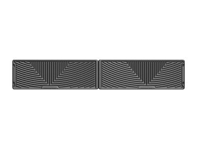 WeatherTech 2015+ Ford F-150 SuperCrew Rear Under Seat Rubber Mats - Black - W356