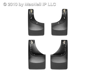 WeatherTech 04-08 Ford F-150 No Drill Mudflaps - Black - 110002-120002