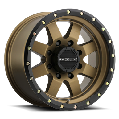 Raceline 935BZ Defender 17x9in / 6x139.7 BP / 0mm Offset / 107.95mm Bore - Bronze Wheel - 935BZ-79060-00