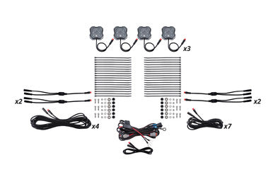 Diode Dynamics RGBW Rock Light Installer Kit (12-pack) - DD7748