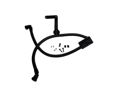 J&amp;L 2011-2025 Ford F-150 2.7L/3.5L/5.0L Passenger Side Oil Separator 3.0 - Black Anodized - 3016P-B
