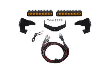 Diode Dynamics 2024-2026 Toyota Tacoma Stealth Lightbar SS10 Sport Yellow Combo 3000K - DD7951