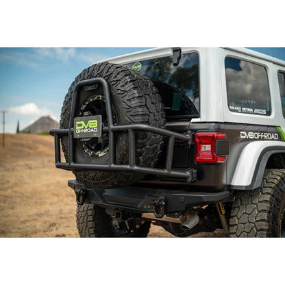 DV8 18-25 Jeep Wrangler JL Body Mounted Tire Carrier - TCJL-14