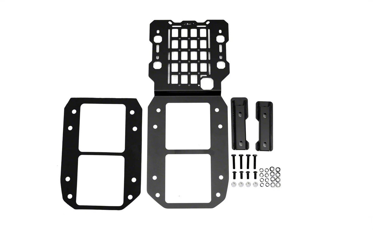DV8 Offroad 2018-2025 Jeep Wrangler JL Tailgate Reinforcement Molle Panel - TCJL-04