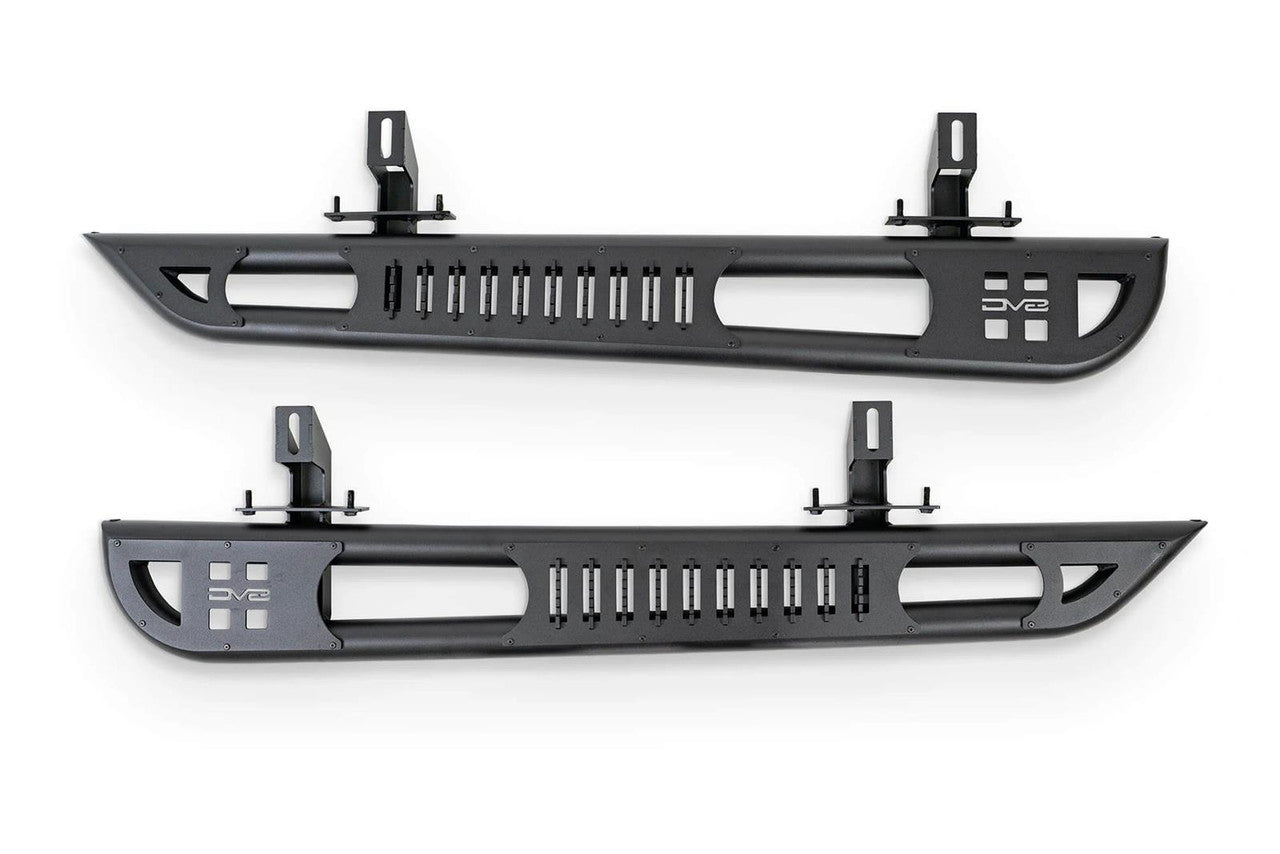 DV8 Offroad 2018+ Jeep Wrangler JL 2-Door Bolt-On OE Plus Side Steps - SRJL-10