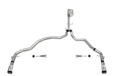 Corsa 2021-2025 Ford F-150 Regular Cab/ 8in Bed 5.0L V8 Sport Cat-Back Dual Rear Exit-Polished - 21155
