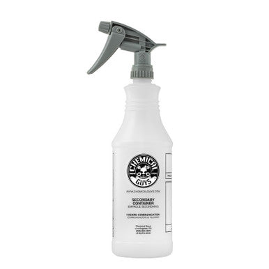 Chemical Guys Professional Heavy Duty Bottle & Sprayer - 32 oz - Case of 24 - ACC_130
