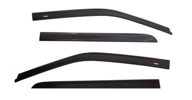 AVS 2018 Ford Expedition Ventvisor In-Channel Front & Rear Window Deflectors 4pc - Smoke - 194785