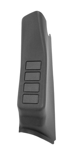 Rugged Ridge A-Pillar 4 Switch Pod Black LHD 07-10 Jeep Wrangler JK - 17235.56