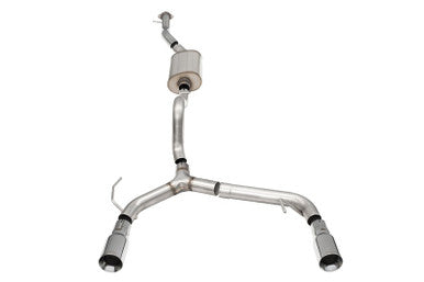 Corsa 2021+ Ford Bronco 2.3L 4-Door 2.75in Cat-Back Dual Rear Exhaust w/4in Straight-Cut Polish Tips - 21206