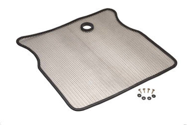Kentrol 55-86 Jeep CJ Bug Shield - Polished Silver - 30410