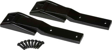 Kentrol 97-06 Jeep Wrangler TJ Tailgate Hinge Pair - Powdercoat Black - 50478