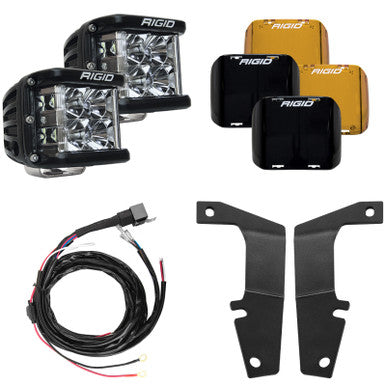 Rigid Industries 10-20 Toyota 4Runner A-Pillar Light Kit w/D-SS Flood - 46703
