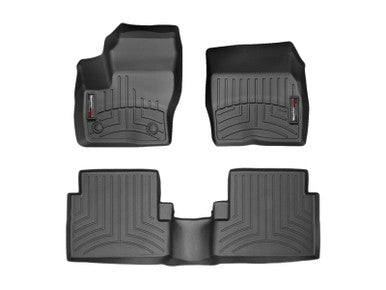 WeatherTech 15-19 Ford Escape Front & Rear FloorLiner - Black - 444591-449692