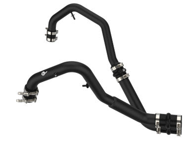 aFe Bladerunner Intercooler Hot Charge Pipe Black 2-2.5in 2021+ Ford F-150 V6-2.7L (tt) - 46-20478-B