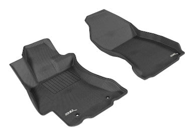 3D MAXpider Kagu 1st Row Floor Mat for 2013-2017 Subaru Crosstrek - Black - L1SB00811509