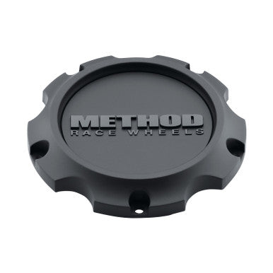Method Cap T079 - 106.25mm - Black - 1 Piece - 6 lugs - Screw On - CP-T079L131-6H-01