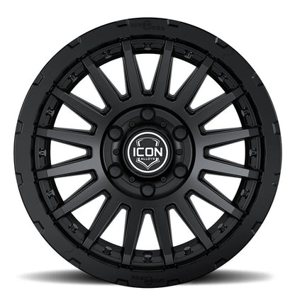 ICON Recon Pro 18x9 6 x 5.5 25mm Offset 6in BS 95.1mm Bore Satin Black Wheel - 23618909060SB
