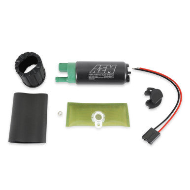 AEM 400 LPH E85 Compatible Fuel Pump Kit - Single Barb - 50-1235