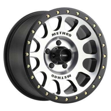 Method MR305 NV 16x8 0mm Offset 5x4.5 83mm CB Machined/Black Street Loc Wheel - MR30568012300