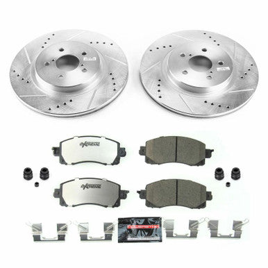 Power Stop 18-19 Subaru Crosstrek Front Z26 Street Warrior Brake Kit - K7892-26