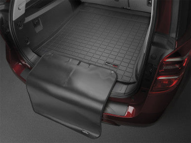 WeatherTech 2021+ Ford Bronco 4-Door Behind 2nd Row Seating Cargo Liner w/Bumper Protector - Black - 401477SK