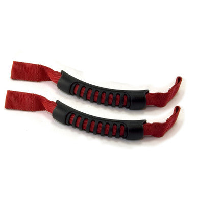 Rugged Ridge Front Headrest Grab Handles Red 07-20 JK/JL/JT - 13305.11