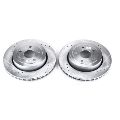 Power Stop 06-10 Jeep Grand Cherokee Rear Evolution Drilled & Slotted Rotors - Pair - AR8795XPR