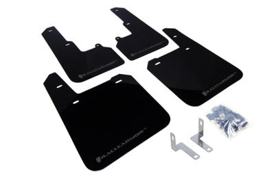 Rally Armor 15-19 Subaru Outback Black UR Mud Flap w/ Grey Logo - MF36-UR-BLK/GRY
